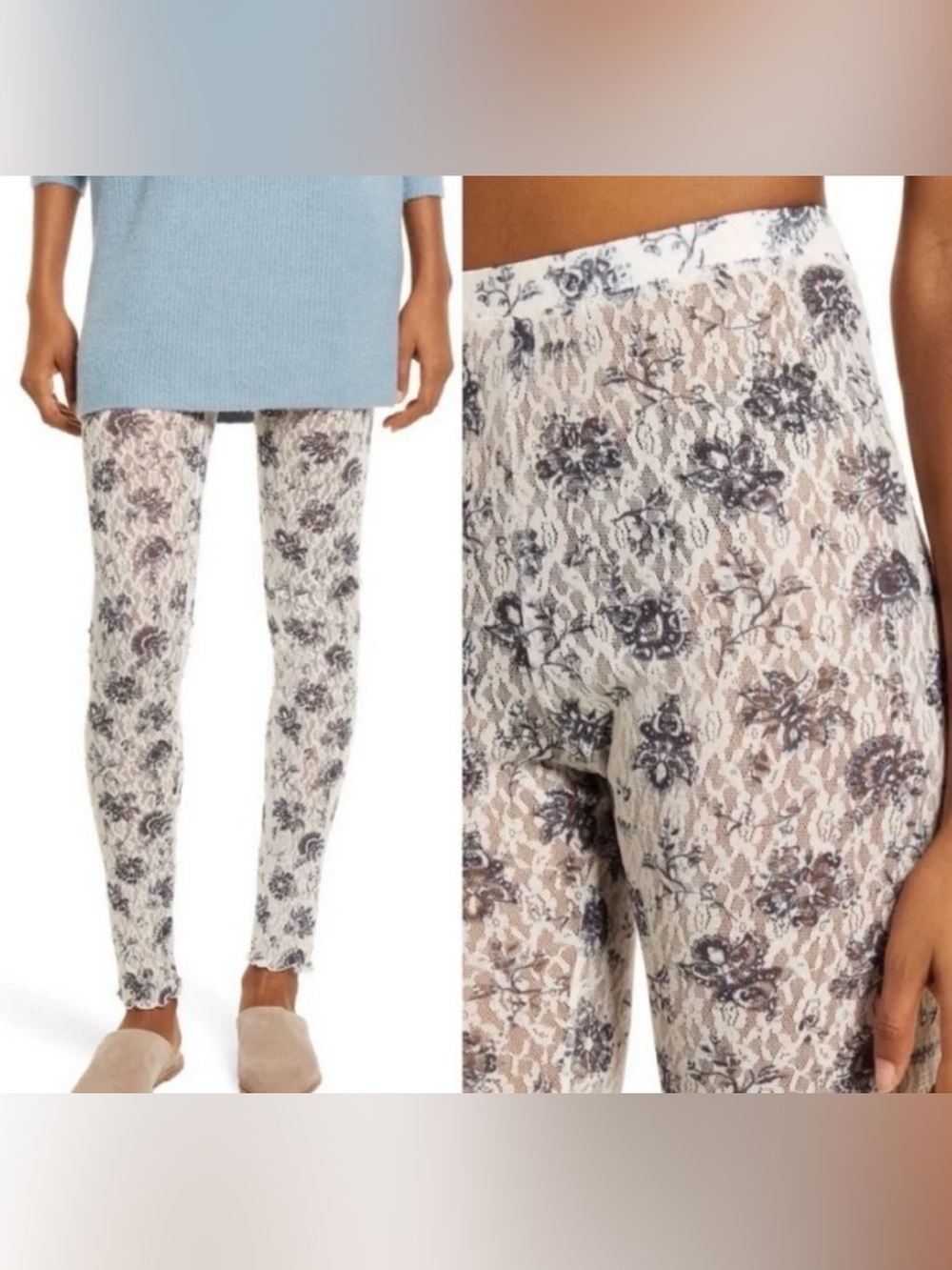 NWT Free People Layered In Lace Legging
